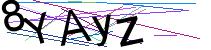 Dieses Bild enthält ein Buchstaben-Zahlen-Rätsel und dient dazu, Spam-Programme fernzuhalten. 