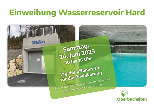 Tag der offenen Tr  Wasserreservoir Hard